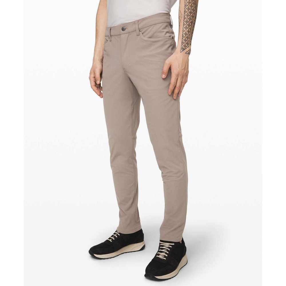 Lululemon ABC Pant Men 30 Grey Slim Fit Warpstreme 5-Pocket Commuter  Commission